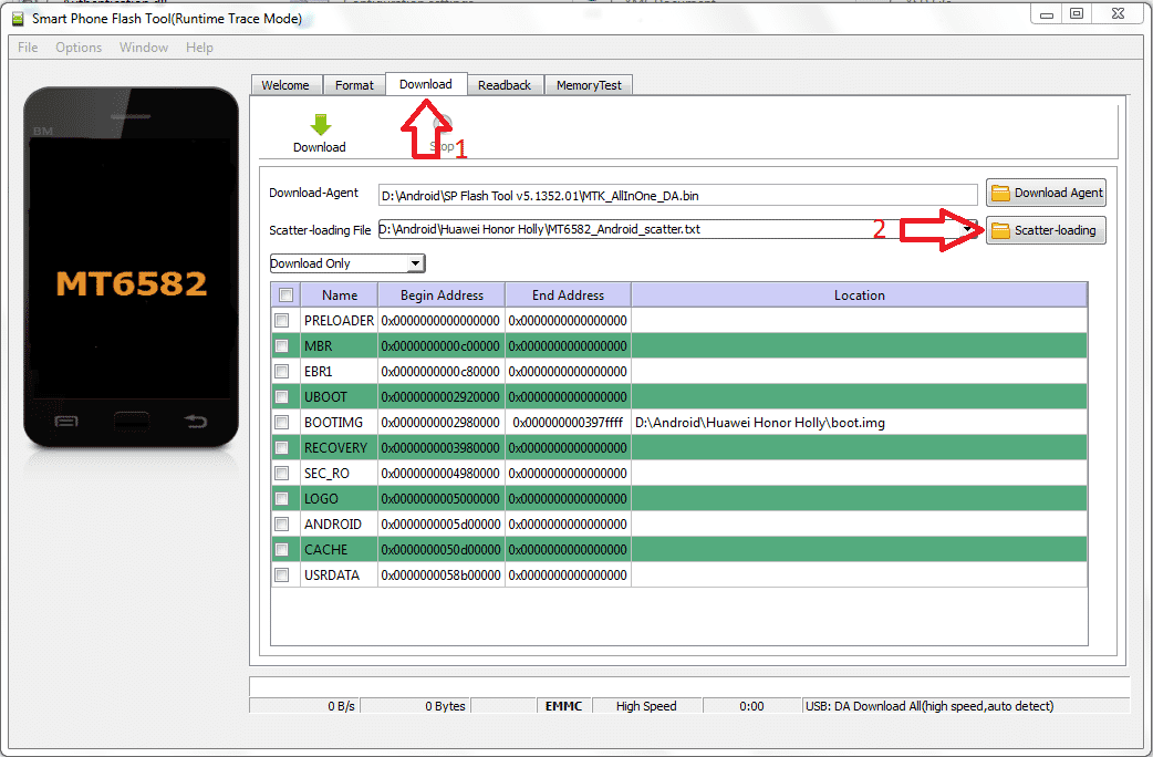 SP Flash Tool.exe From SP Flash Tool Folder Go To Download Tab And SP Flash Tool.exe From SP Flash Tool Folder Go To Download Tab And