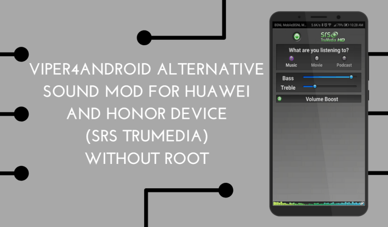 Viper4Android Alternative Sound Mod for Huawei Honor Viper4Android Alternative Sound Mod for Huawei Honor