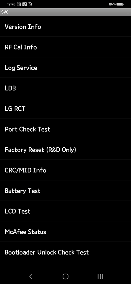 LG Service code 6 LG Service code 6