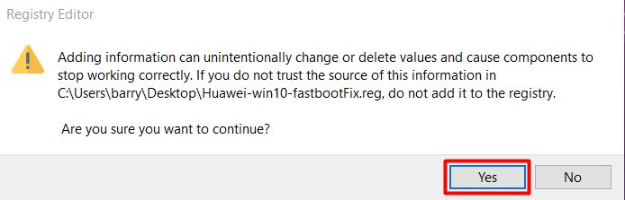HUAWEI Windows 10 Fastboot Fix 2 HUAWEI Windows 10 Fastboot Fix 2