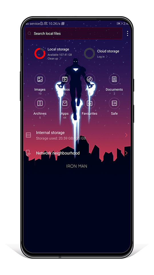 Iron Man EMUI Themes Screens 1 Iron Man EMUI Themes Screens 1