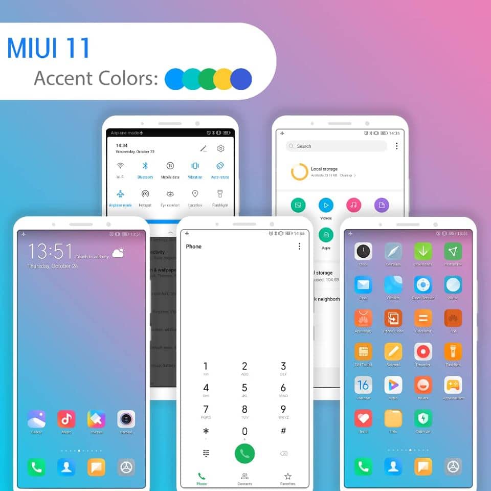 MIUI 11 EMUI Theme Screens 1 MIUI 11 EMUI Theme Screens 1