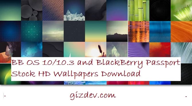 BB OS 10/ and BlackBerry Passport Stock HD Wallpapers Download