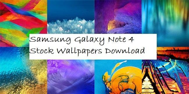 galaxy note 4 stock wallpapers