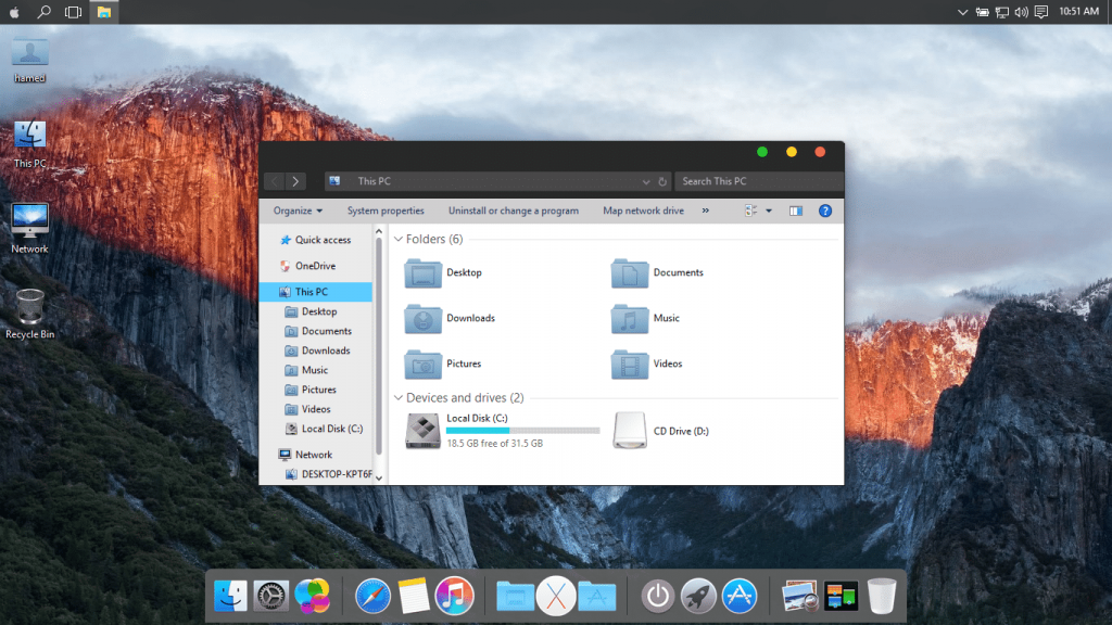 Mac-OS-X-Dark-SkinPack-windows-10