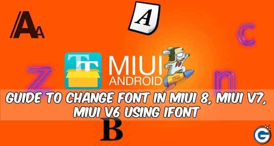 Change Font In MIUI