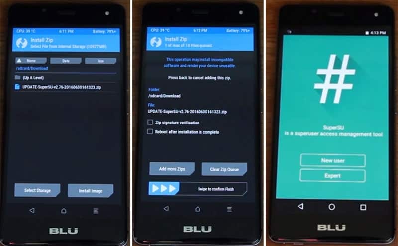 TWRP Recovery and Root BLU R1 HD (4)