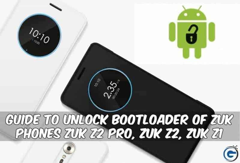 Unlock Bootloader of Zuk Phones