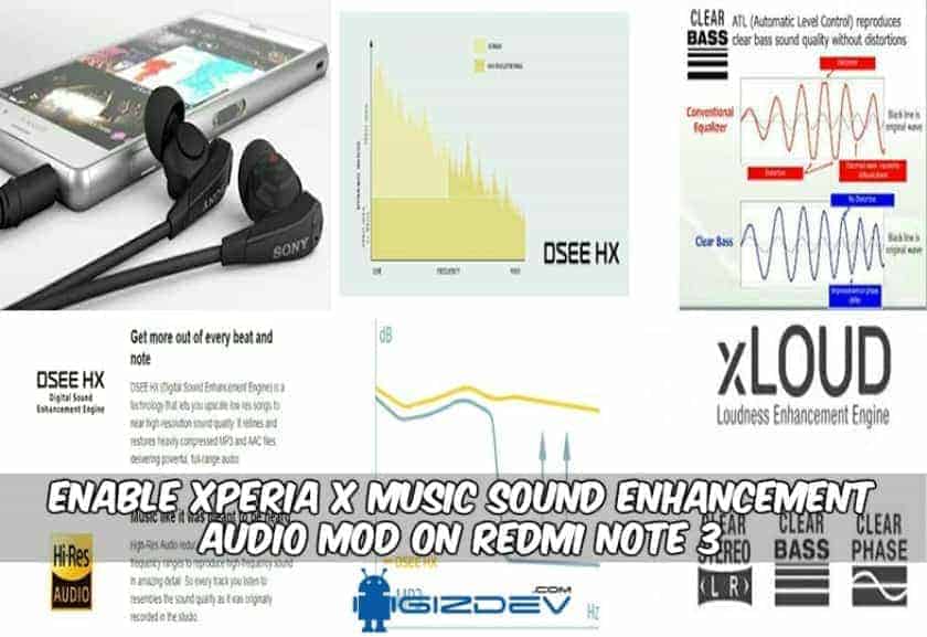 Xperia X music sound enhancement Audio MOD On Redmi Note 3