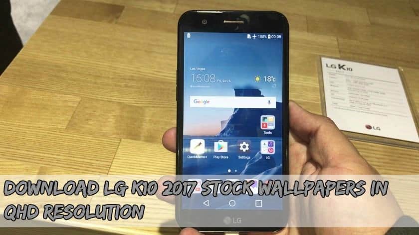 LG K10 2017 Stock Wallpapers
