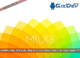 MIUI 8 Stock Ringtones