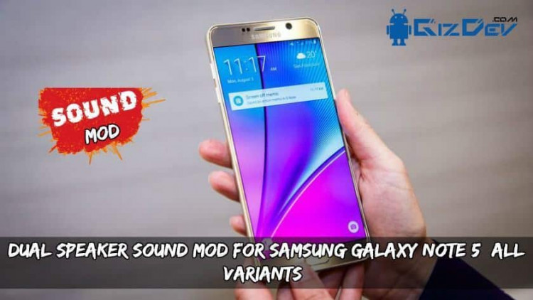 Dual Speaker Sound MOD for Samsung Galaxy Note 5 (All Variants)