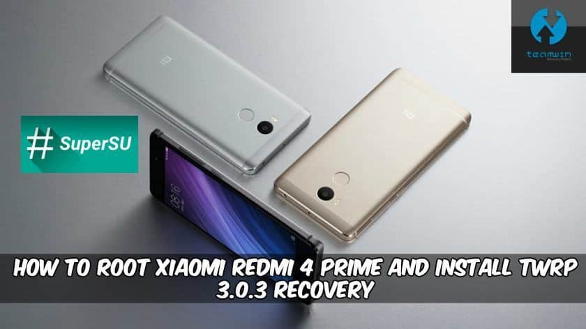 Twrp redmi 4 prime mark w