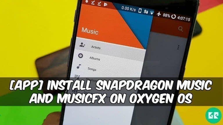 Snapdragon Music And MusicFX On Oxygen OS Snapdragon Music And MusicFX On Oxygen OS