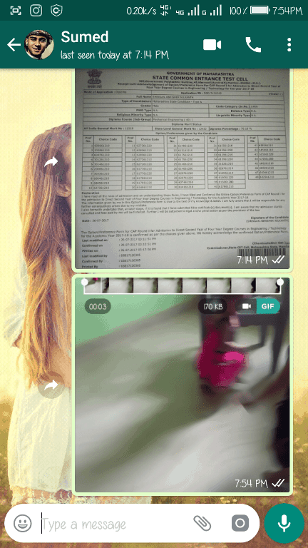 Convert Videos To GIF with WhatsApp