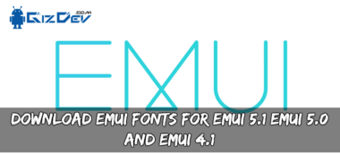 EMUI Fonts For EMUI 5.1