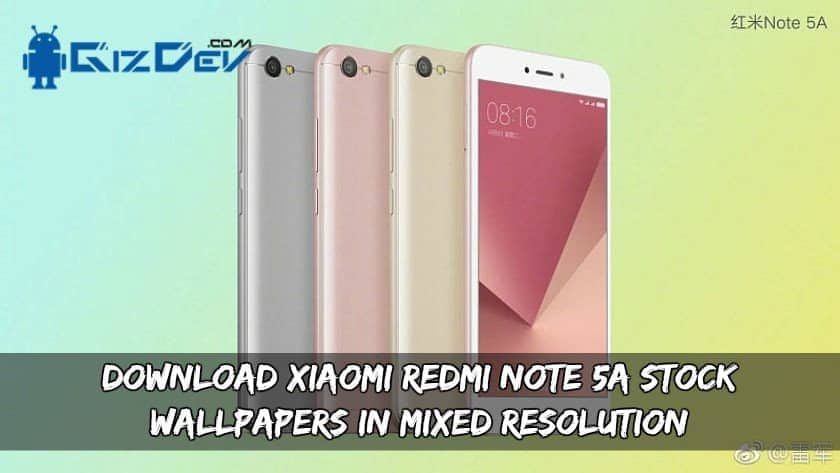 Download Xiaomi Redmi Note 5A Stock Wallpapers In Mixed Resolution