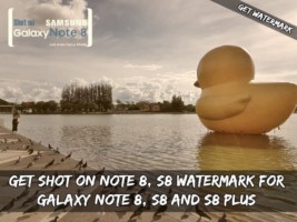 Get Shot On Note 8, S8 Watermark For Galaxy Note 8, S8 and S8 Plus
