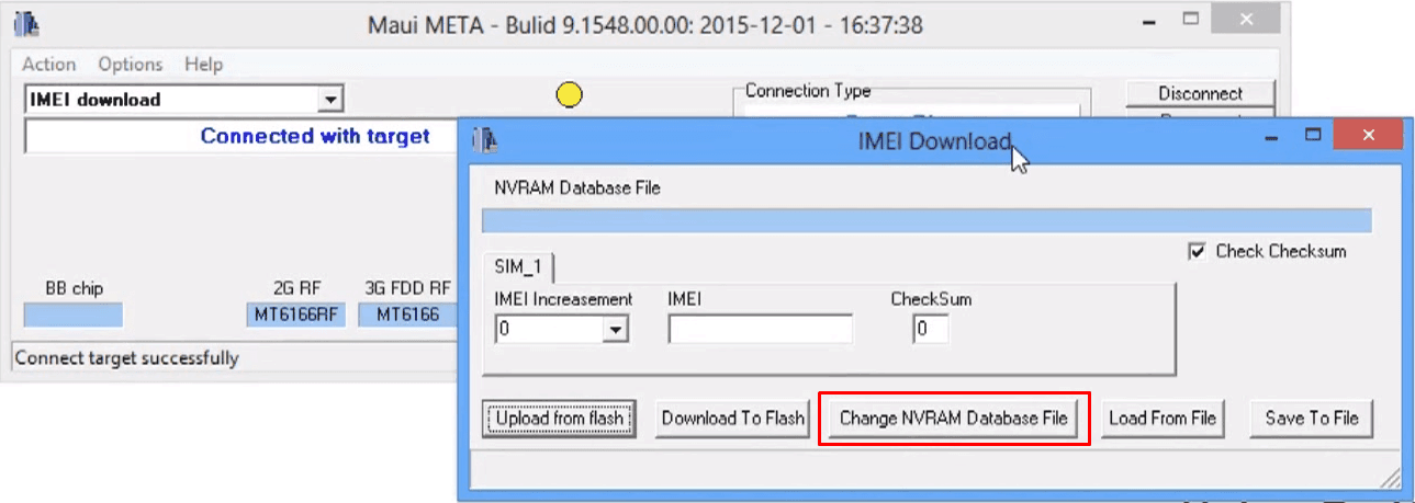 Maui META Tool for MTK device