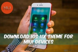 IOS 11 Theme For MIUI