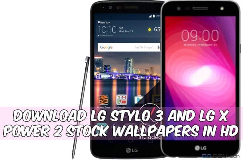 قم بتنزيل خلفيات LG Stylo 3 و LG X Power 2 عالية الدقة