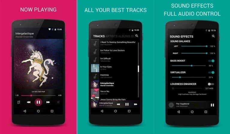 BlackPlayer Music Player - Top 10 Music Players For Android Device's Best Of 2017