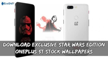Download Exclusive Star Wars Edition OnePlus 5T Stock Wallpapers