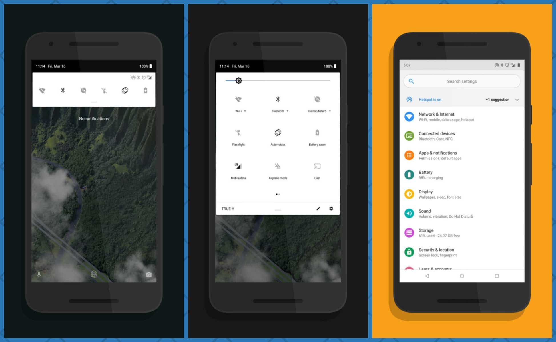 Android P features on OREO devices using Android P ify