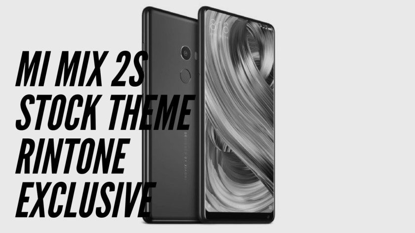MI mix 2s Stock Theme Rintone Exclusive