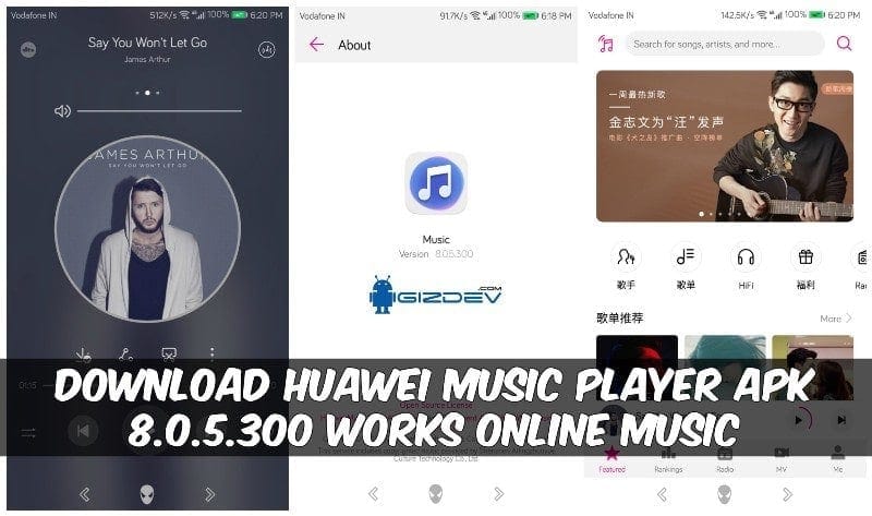 Huawei Music Player Apk 12.11.28.304 and Mod version