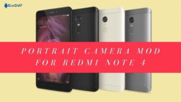 Portrait Camera MOD for Redmi note 4