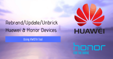 Huawei HWOTA Tool