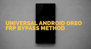 Universal Android Oreo Frp Bypass