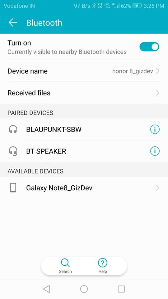 Change Name Of Bluetooth Connection