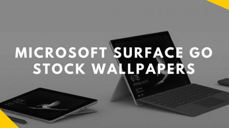 Microsoft Surface GO Stock Wallpapers