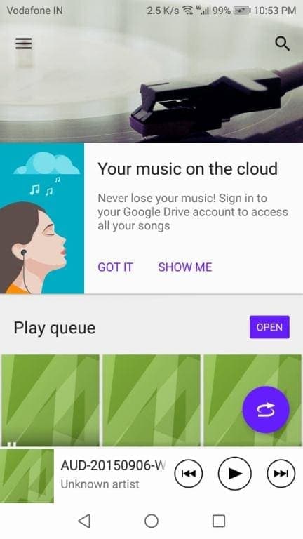 Sony Music App online 