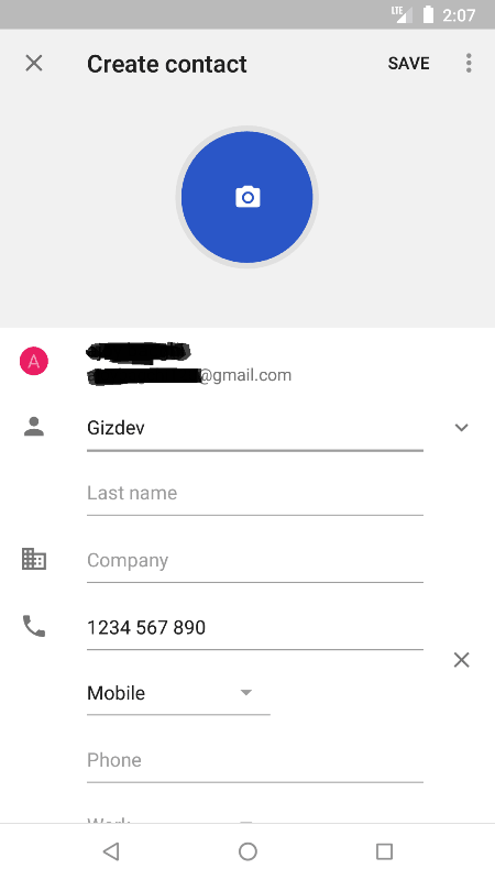 Add Android Contacts Pictures