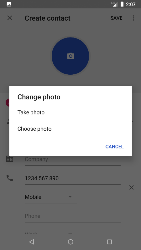Add Android Contacts Pictures