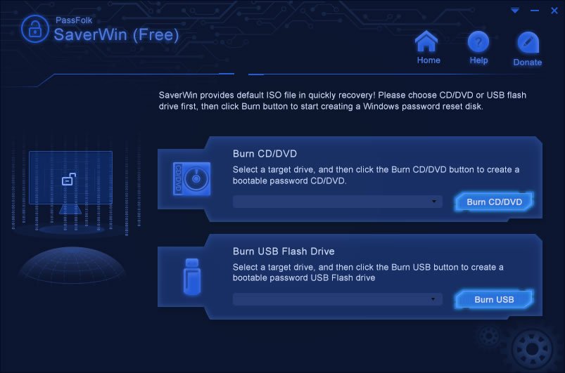 admin password resetter om usb application