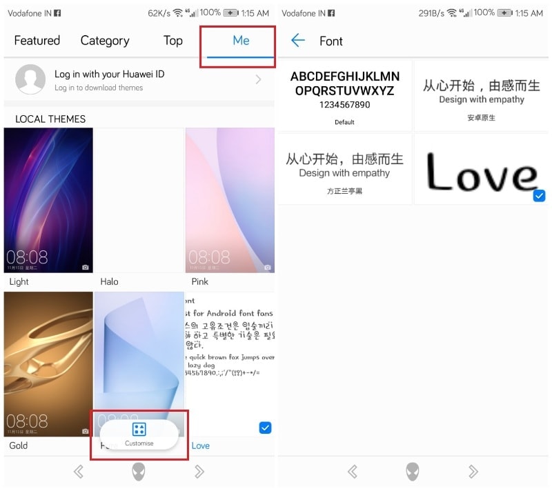 Change Font On Huawei/Honor