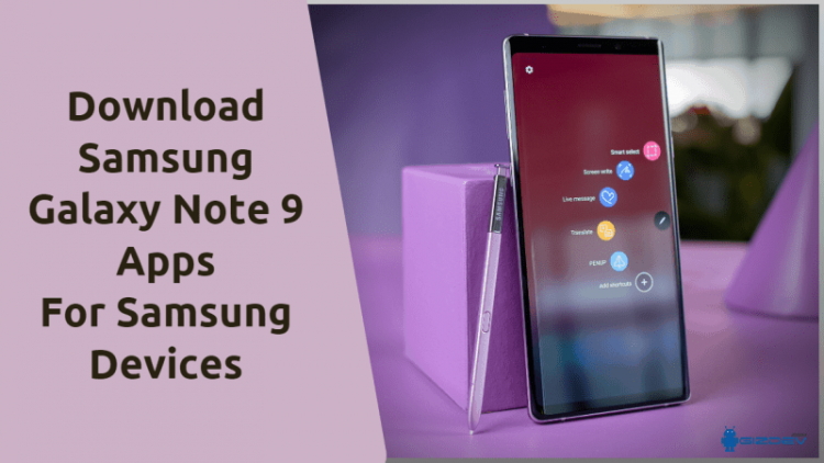 Samsung Galaxy Note 9 Apps