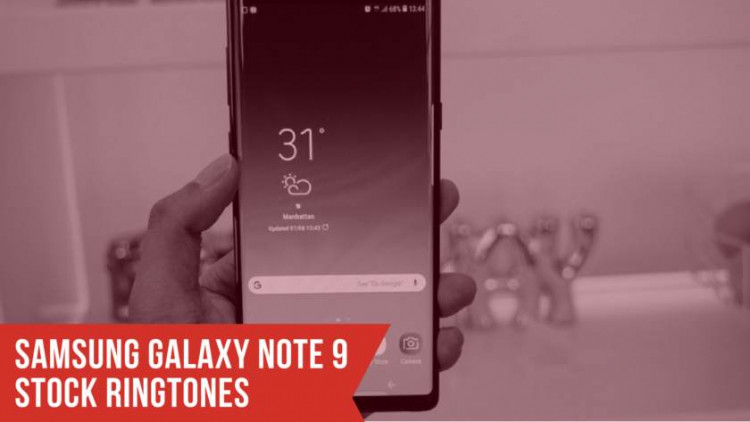 galaxy note 9 ringtones
