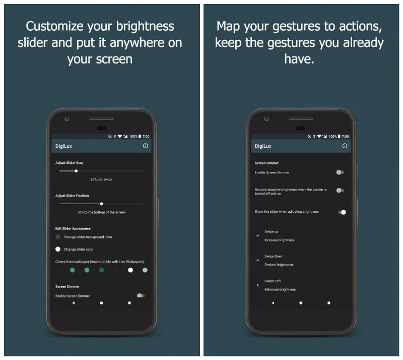 Control Brightness Using Fingerprint