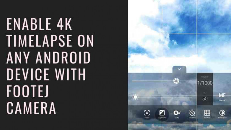 How To Enable 4K timelapse On Any Android Device With Footej Camera. Follow the post to enable the 4K Camera time-lapse feature.