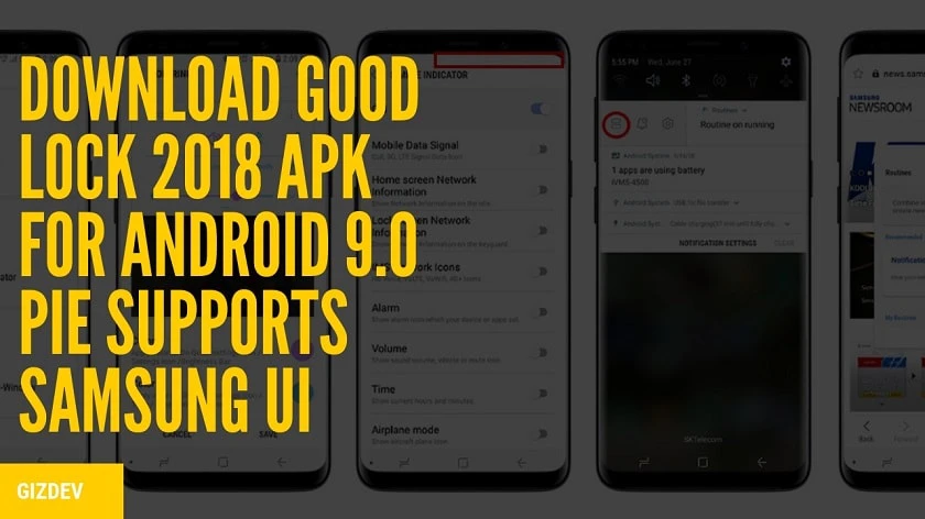 Download Good Lock 2018 APK For Android 9.0 Pie Supports Samsung UI. Get Good Lock 2018 APK for Samsung ONE UI.