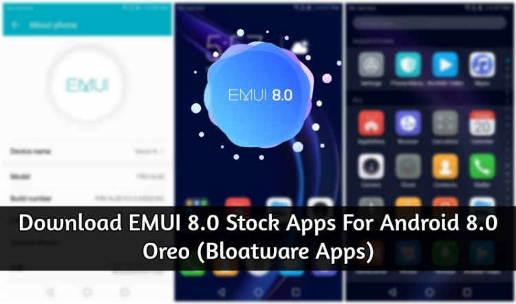 EMUI 8.0 Stock Apps