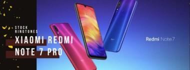 Download Xiaomi Redmi Note 7 Pro Stock Ringtones (Theme Ringtones)