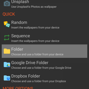 Enable wallpaper changer
