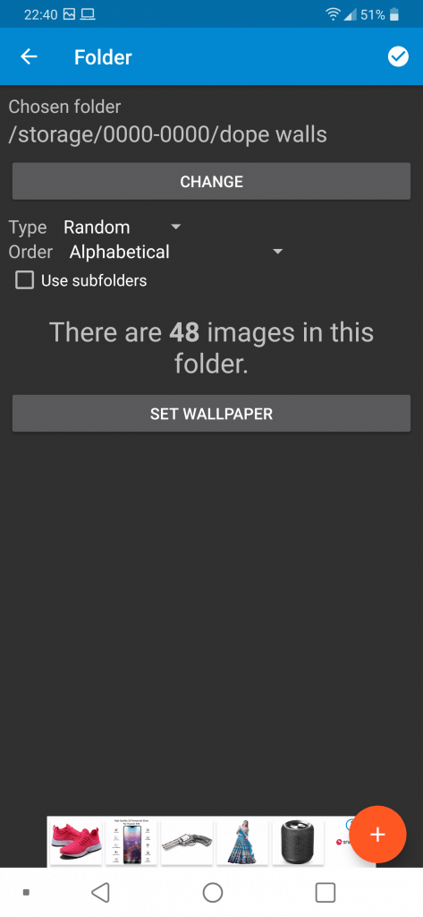 Enable Automatic Wallpaper Changer