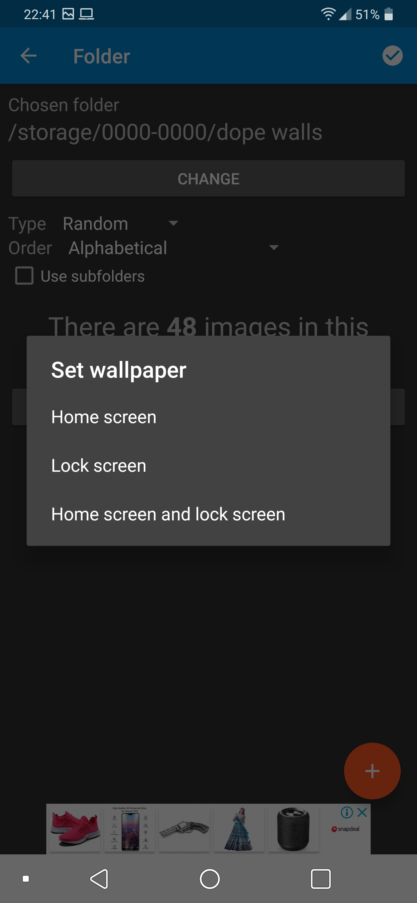 Enable wallpaper changer